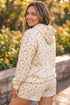 Floral Print Hooded Long Sleeve Loungewear Set