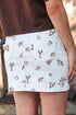 Western Print Cactus Horse Bull Denim Skirt
