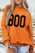 Ghost Reversible Print Mock Neck Pullover Sweatshirt