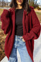 Oversized Fit Button Front Unpatterned Knit Cardigan