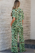 Exclusive Western Leopard Print Wide Leg Pant Sets