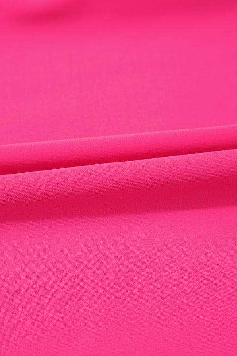 Tie Shoulder Strap Relaxed Fit Two Piece Tankini Set