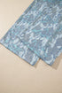 Abstract Floral Print Loose Pullover Drawstring Pants Two Piece Pant Set