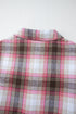 Exclusive Casual Flap Pocket Button Up Plaid Shacket