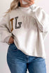 What Would Jesus Do Exposed Seam Mock Neck Sweatshirt