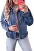 Vintage Wash Finish Western Shift Denim Jacket