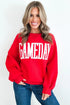 Easy Embroidered Patch Pattern Casual Shift Sweatshirt