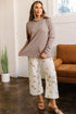 Easy High Neck Long Sleeve Shift Top