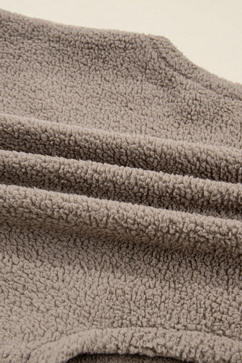 Exclusive Western Side Bow Sherpa Fleece Vest