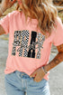 Polyester Just Pray Graphic High Stretch Tee