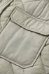 Solid Color Quilted Longline Outerwear Pocket Vest