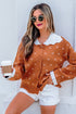 Peter Pan Collar Long Sleeve Knitwear Cardigan