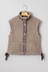 Exclusive Western Side Bow Sherpa Fleece Vest