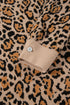 Leopard Print Button Up Long Sleeve Viscose Blend Cardigan