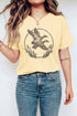 Retro Western Mallard Print Duck Graphic Tee