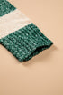 Polyester Striped Pattern Drop Shoulder Pullover Sweater