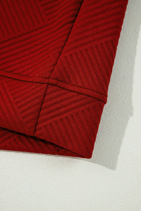 Ultra Loose Textured Slouchy Matching Pant Set