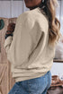 God Is Good Western Embroidered Letter Crewneck Pullover Sweatshirt