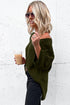 Effortless Chic Textured Knit Drop Shoulder Summer Sweater Top