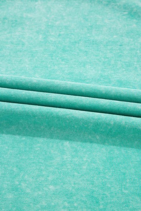 Effortless Cool Mineral Wash Pocketed Side Slit Long T-Shirt Maxi Dress