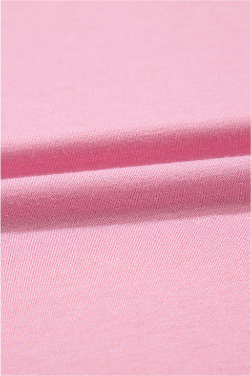 Effortless Solid High Waist Pocketed Short Sleeve Maxi T Shirt Dress