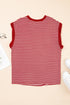 Effortless Stripe Pocket Accent Relaxed Fit Tank