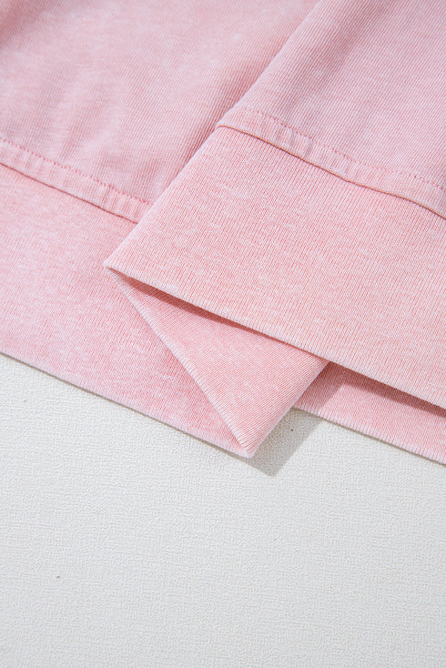 Effortless Style Washed Sleeveless Muscle Tee And Overlap Skort Two Piece Set