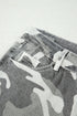Elastane Camo Pattern Cotton Denim Shift Jeans
