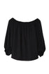 Elastic Neck Off Shoulder Top
