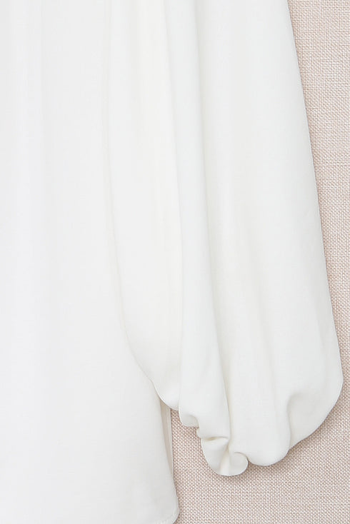 Elastic Neck Off Shoulder Top