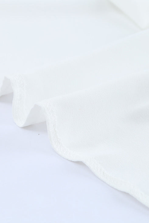 Elastic Neck Off Shoulder Top