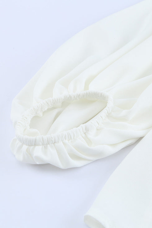 Elastic Neck Off Shoulder Top