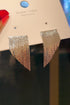 Elegant Alloy Fringe Tassel Stud Earrings