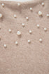 Elegant Beaded Drop Shoulder Plus Size Sweater
