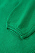 Elegant Bow Detail Backless Bubble Sleeve Knit Sweater
