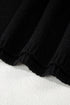 Elegant Bow Detail Backless Bubble Sleeve Knit Sweater