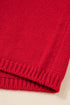 Elegant Bow Detail Backless Bubble Sleeve Knit Sweater