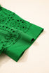 Elegant Eyelet Embroidered T Shirt Mini Dress