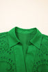 Elegant Eyelet Embroidered T Shirt Mini Dress