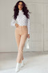 Elegant Floral Lace High Neck Long Sleeve Sheer Top