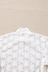 Elegant Floral Lace High Neck Long Sleeve Sheer Top