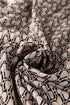 Elegant Geometric Print Notched Neck Puff Sleeve Blouse