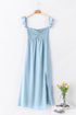Elegant Off Shoulder Ruched Bust Sheer Slit Maxi Dress