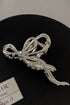 Elegant Pearl Embellished Alloy Bow Knot Hair Claw Clip