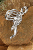Elegant Pearl Embellished Alloy Bow Knot Hair Claw Clip