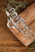 Elegant Pearl Embellished Alloy Bow Knot Hair Claw Clip