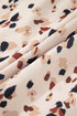 Elegant Polka Dot Surplice Empire Waist Plus Size Mini Dress