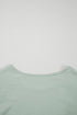 Elegant Round Neck Short Ruffle Sleeve Blouse
