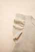 Elegant Round Neck Short Ruffle Sleeve Blouse