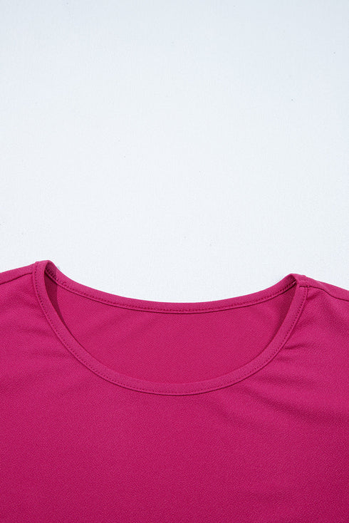 Elegant Ruffle Short Sleeve Round Neck Southern Charm Blouse Top